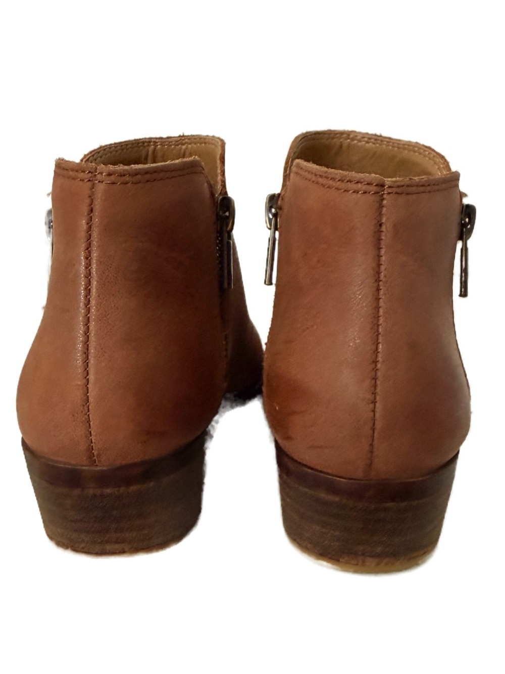 Lucky Brand LP Burklee Brown Leather Ankle Booties - Picture 4 of 8